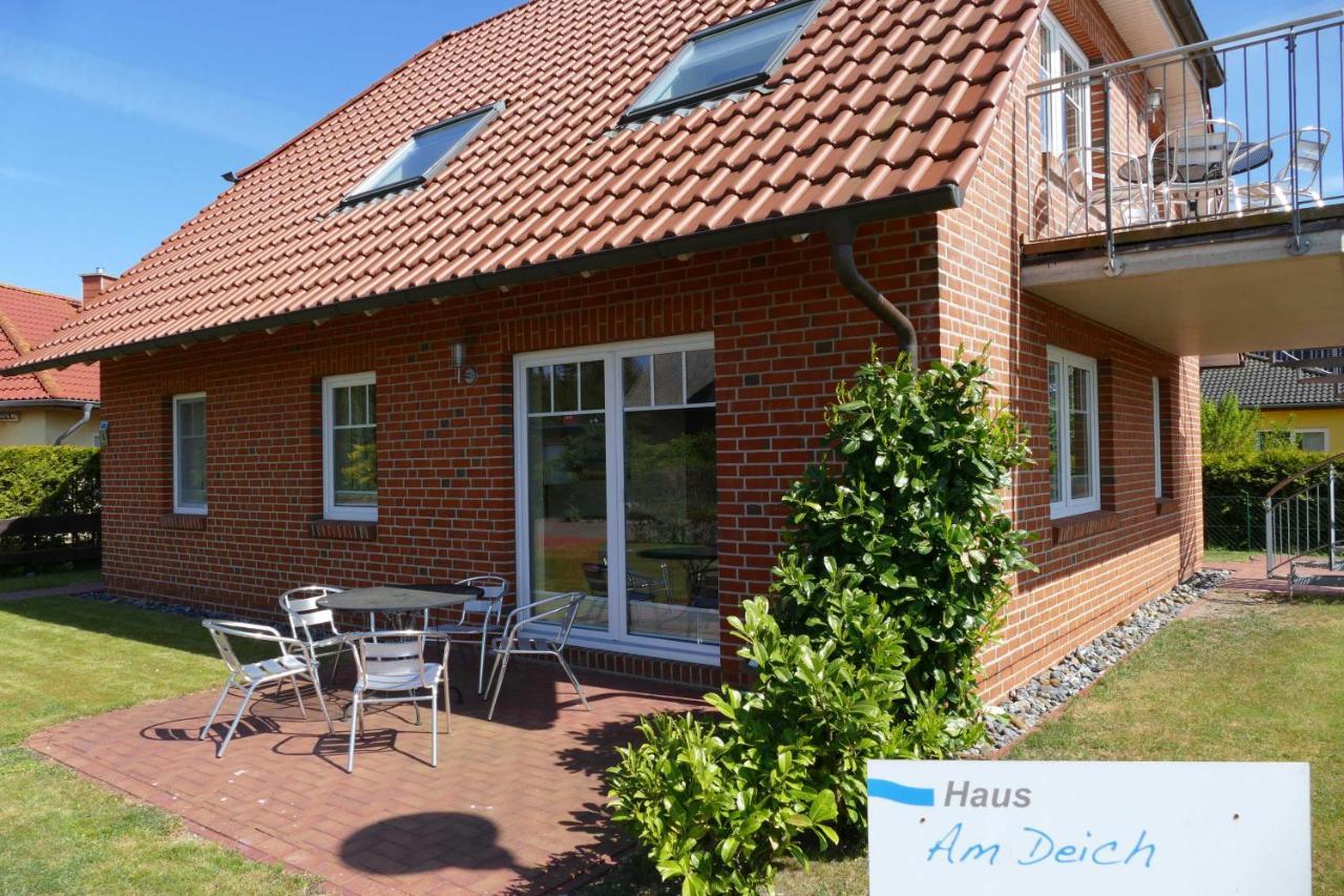 巴贝Haus Am Deich Feriendomizil Mit Balkon公寓 外观 照片